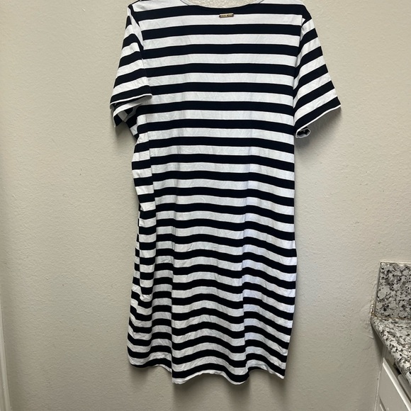 Michael kors black and White Striped Dress - Picture 8 of 9